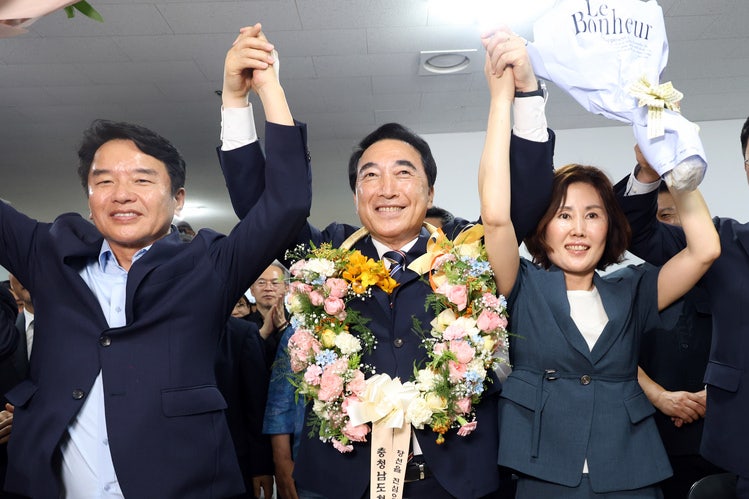 <b>박수현</b>, <b>충남지사 당선</b>…민주당, 4년만에 충남도정 탈환