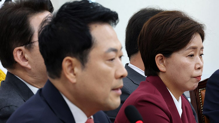 양향자 "'좀비 지도부', 총사퇴해야" ↔ 장동혁 "국민 모욕"