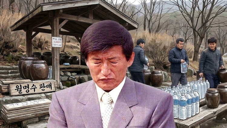 JMS 정명석, 이번엔 '물 재판'…"약수터 물 떠다가 신도들에게 22억에 팔아"