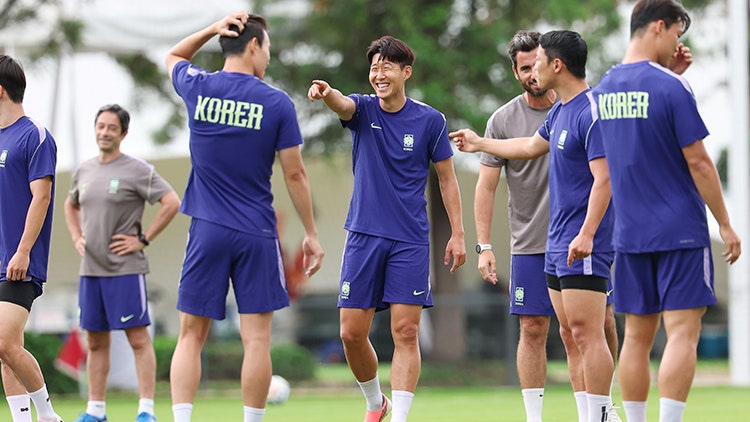 손흥민 원톱, 2선에 이강인·이재성…<b>멕시코전</b> 오현규 조커 대기