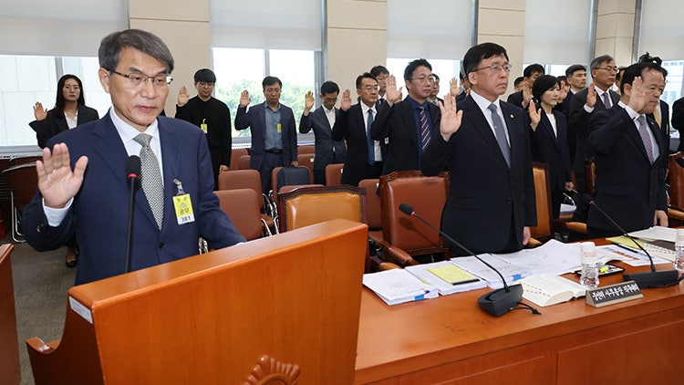 국회 출석한 노태악 "투표용지 부족, 위원장으로서 책임 통감"