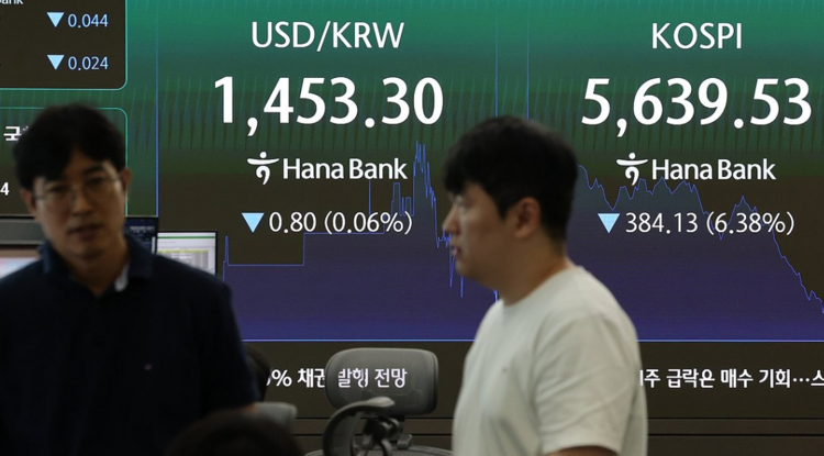 <b>코스피</b> 연이틀 <b>폭락</b>…양 시장 서킷브레이커