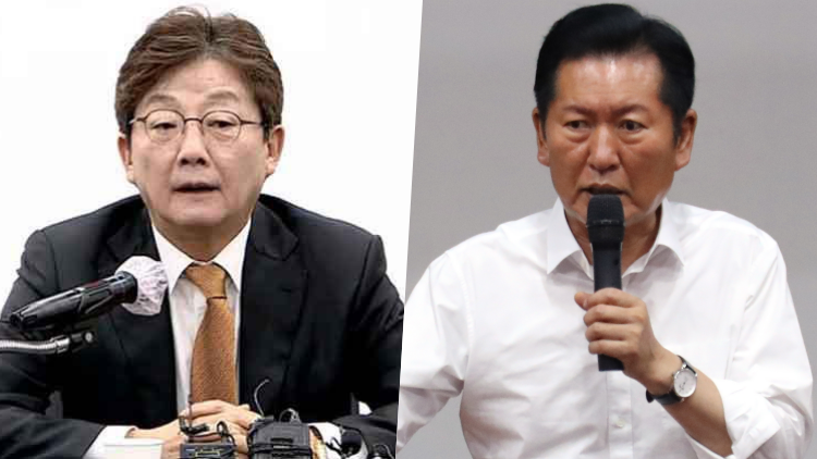 <b>유승민</b> "경찰공화국이 노무현 정신?"…정청래 "전당대회 간섭 말라"
