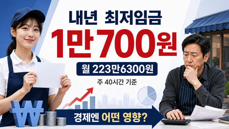 [티조Q&A] 내년 <b>최저임금 1만700원</b>…내 월급도 오르나? 물가와 고용은?
