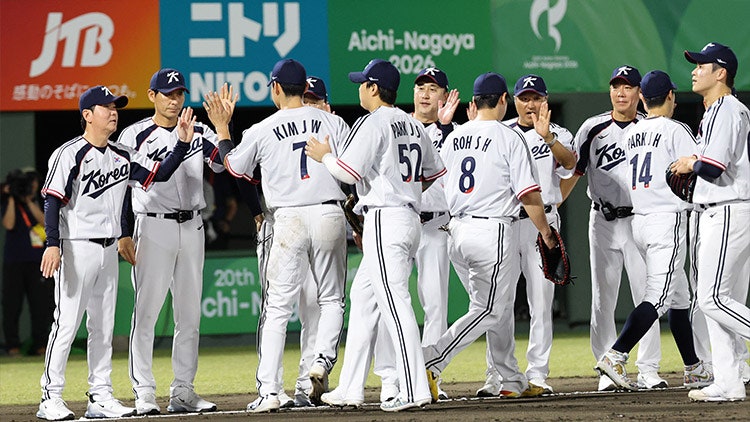 [아시안게임] 곽빈 6이닝 노히트 10K…<b>한국</b> 야구, <b>대만</b>에 5:0 완승