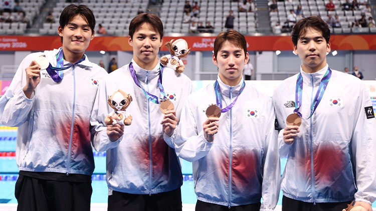 남자 혼계영 400m 동메달 합작…<b>사격</b> 반효진·박하준 은메달 추가