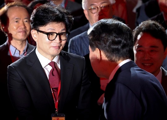 [단독]한동훈 “<b>전당대회</b> 뒤 尹과 통화…당정 화합 포부 말했다”