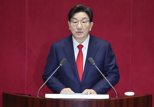 <b>권성동</b> “<b>국정혼란</b> 주범은 <b>이재명</b>…조기대선 위한 정치적 모반”
