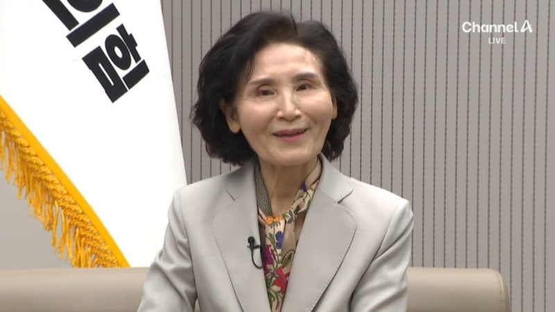 <b>설난영</b> “김문수 ‘미스 가락시장’ 발언에 한 마디 했다”