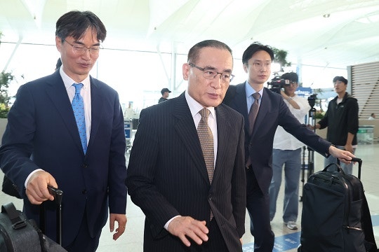 ‘<b>방미</b>’ <b>위성락 안보실장</b> “정상회담·관세 논의”