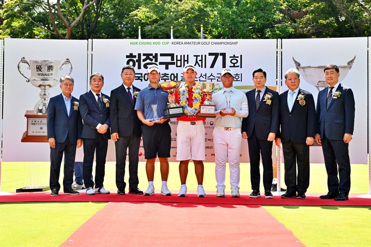 국가대표 <b>김민수</b>, <b>허정구배</b> 한국아마추어골프 2년 연속 우승