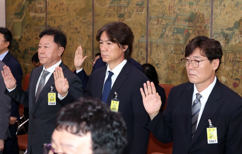 국회, 홍명보 코치도 부른다…손흥민·황희찬도 청문회 참고인
