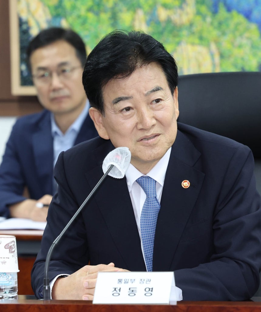 정동영 통일부 장관.뉴시스