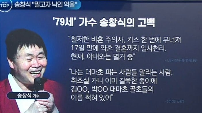 <b>송창식</b> “대마초 밀고자 낙인 억울했다”