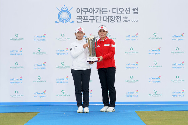롯데 골프단, 2년 연속 여자 프로골프 구단 전 우승