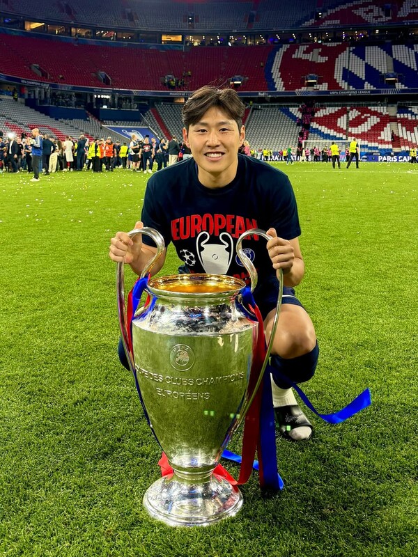 '이강인 UCL 우승' <b>정몽규</b> 회장의 축하 메시지, "자부심 안겨줘 고마워...