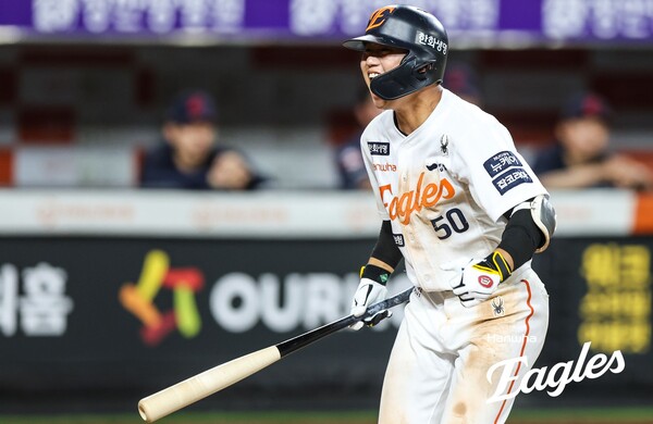 '리베라토 동점포+<b>이원석</b> 밀어내기 볼넷' <b>한화</b>, 11회 혈투 끝 시리즈 스...