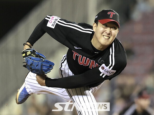 '손주영 10승→선발 4번째로 도달' LG, 잠실 라이벌 <b>두산</b> 8-4로 제압…매...