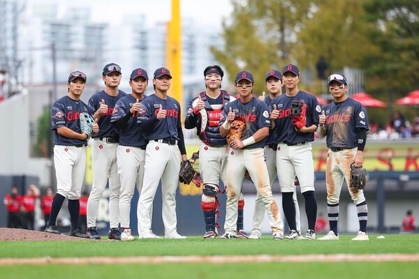 11일 롯데가 광주 기아챔피언스필드에서 열린 2026 신한 SOL KBO리그 KIA와의 원정경기에서 4-1로 이겼다. (▲롯데 자이언츠). /사진=롯데 자이언츠