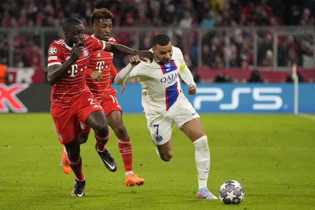 欧冠梅西·姆巴佩又是一个进球PSG 慕尼黑客场0-2惨败 夺冠梦想大！
