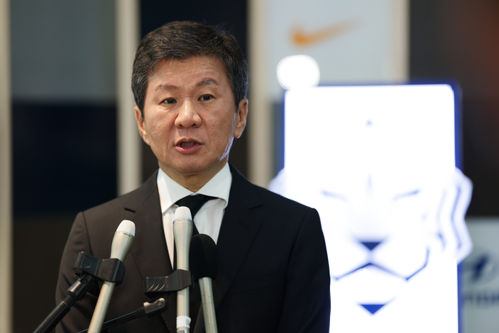 ‘<b>클린스만</b> 경질 안건’ <b>정몽규</b> <b>축구</b>협회장, 직접 발표…“오후 2시40분경”