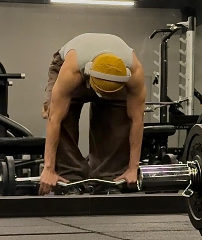 Le roi de l'autogestion, le haut du corps musclé de V