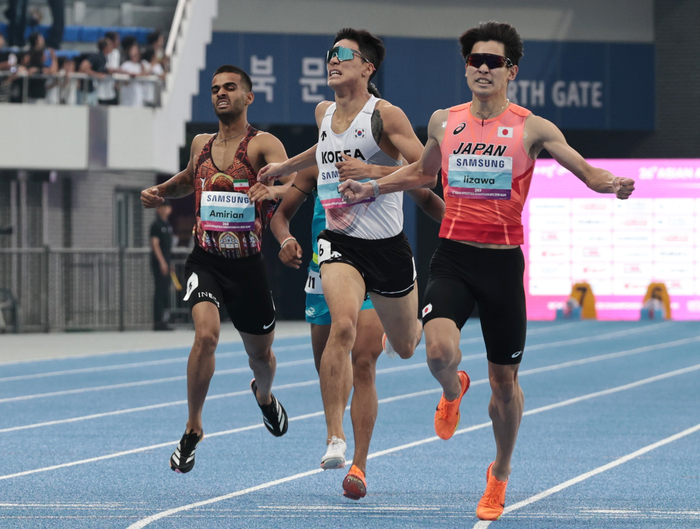 <b>이재웅</b>, 亞육상선수권 한국 1호 메달 신고!…남자 1500m 준우승