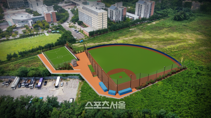 <b>안양시</b>,<b>경인교대</b> 경기캠퍼스 ‘야구장·풋살장’ 조성 시작