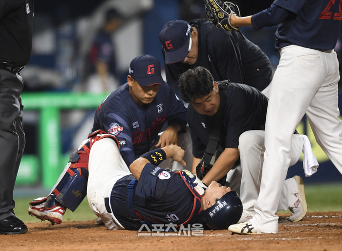 ‘갈 길 먼 롯데인데’ 주전 <b>포수</b> 유강남, 이번 주 출전 어렵다→김태형...