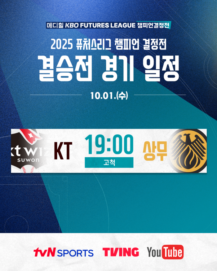<b>퓨처스리그</b> 첫 챔피언 결정전 주인공 가려졌다→KT-국군체육부대, 10월1...