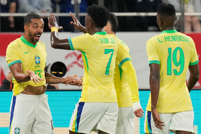 한국 ‘5-0’으로 꺾은 브라질, 로테이션에도 ‘화력’ 강하다…일본 상...