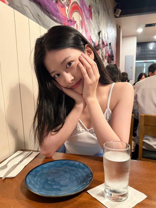 유진님이 휴가때의 여유로운 일상 사진을 공개했네요
