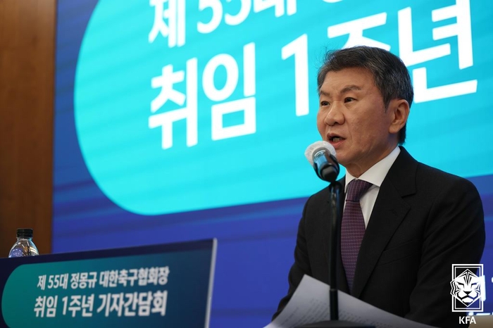 정몽규 회장 “4년 전(벤투호)보다 낫다, 북중미WC 5경기(16강)은 할 수 있지 않을까” [SS현장]