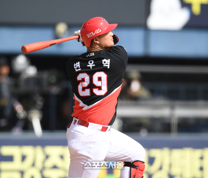 1099일 만의 2G 연속 홈런이라니! ‘한화 1차 지명→KIA’ 변우혁 “기회 받을 수 있음에 감사” [SS시선집중]