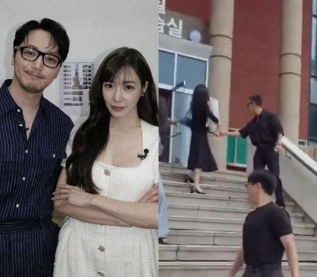 <b>변요한</b><b>티파니</b>, <b>결혼</b> 후 첫 부부동반 포착…손 꼭 잡고 다정한 모습