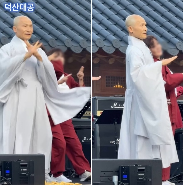 “최산 보고 있나” 62세 <b>덕산스님</b>, 교인도 홀린 ‘BAD’…승복 입고 무...
