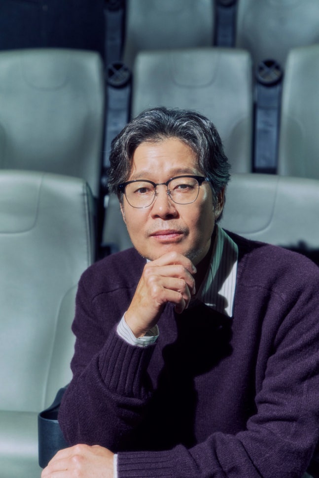 映画『修能、出題の秘密』について語るユ・ジェミョン