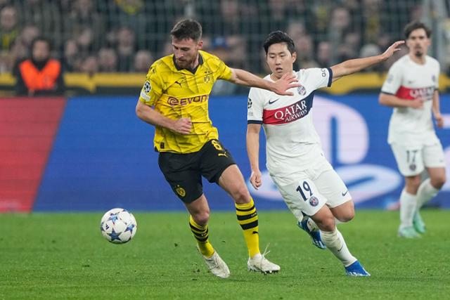 '<b>이강인</b> 선발 출전' PSG, 도르트문트와 1-1 무승부… UCL <b>16강</b> 턱걸이