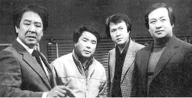 1970~1980년대 인기를 누린 드라마 '수사반장'의 네 주역. 박 반장 역을 맡은 최불암(왼쪽부터)을 중심으로 고 김상순, 남성훈, 조경환이 팀을 꾸려 범죄를 소탕했다. 최불암을 제외한 나머지 배우 3명은 고인이