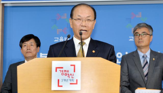 황우여 전 의원. 한국일보 자료사진