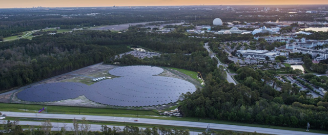 미국 월트디즈니사가 플로리다의 디즈니월드 인근에 세운 미키마우스 모양 태양광 발전소. 디즈니 홈페이지