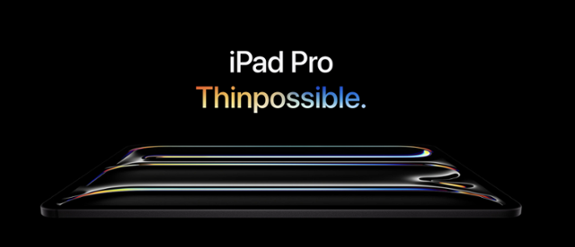 애플이 7일 인공지능용 칩 M4를 탑재한 신형 아이패드 프로를 공개했다. 애플 제공