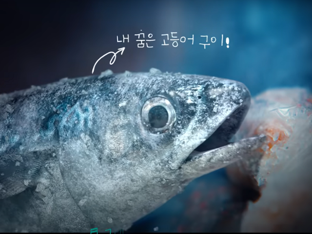 밀폐용기로 유명한 한 생활용품 회사의 광고에는 고등어의 꿈이 구이가 되는 것이라는 장면이 나온다. 유튜브 캡처