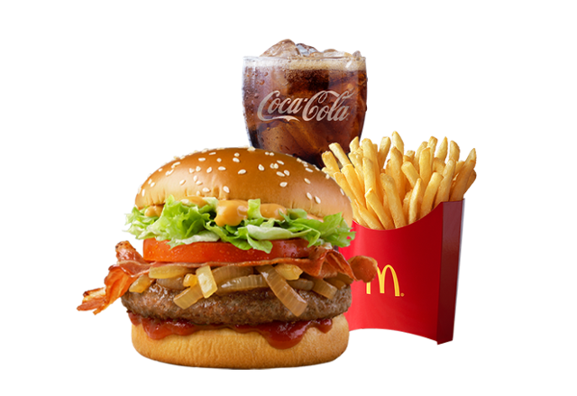 맥도날드 햄버거 세트 제품 이미지. 한국맥도날드 제공