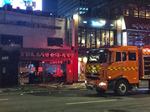 1일 오후 서울 시청역 인근에서 교통사고가 발생했다. 이유진 기자