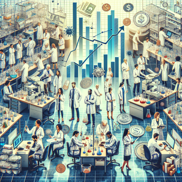 A picture drawn using generative AI on the theme of basic science research funding. DALL-E 3, Journalist Oh Ji-hye