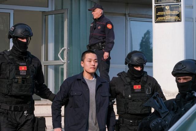 <b>몬테네그로</b> 경찰 "테라 <b>권도형</b>, <b>미국</b> 사법당국에 <b>인도</b>"