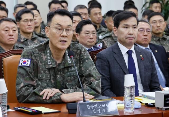 <b>합참의장</b> "'북풍' 의혹, 직을 걸고 사실 아냐"