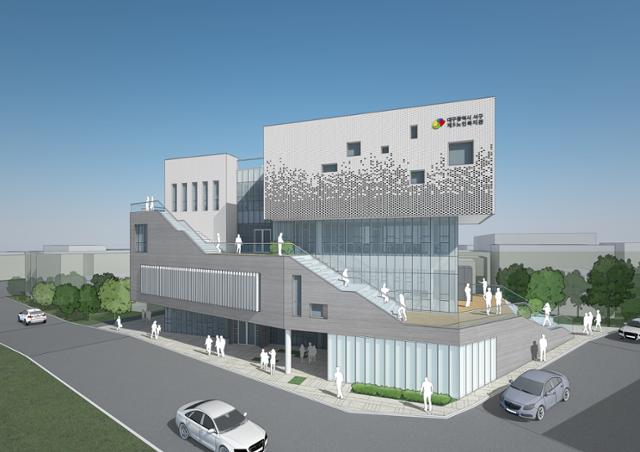 Perspective view of the Daegu Seo-gu 5th Senior Welfare Center (tentative name). Provided by Daegu Seo-gu