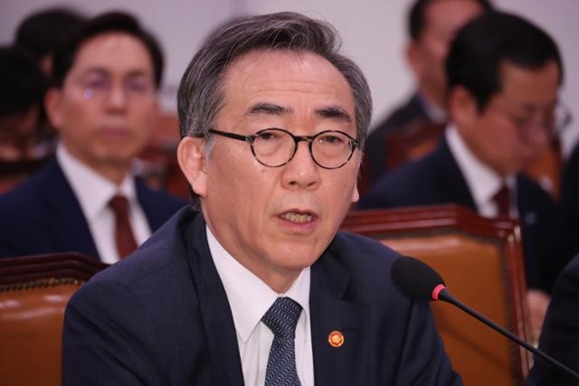 조태열 "美 '민감국가' 분류에 문제 제기…경위 파악 후 총력 대응"